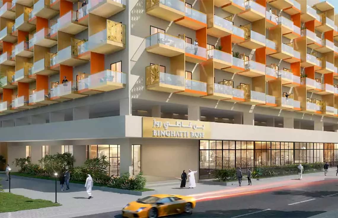 Binghatti Rose at Jumeirah Village Circle video overview