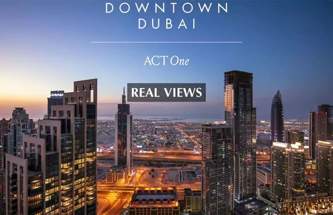 Emaar ACT One and Two Towers at Downtown Dubai video overview
