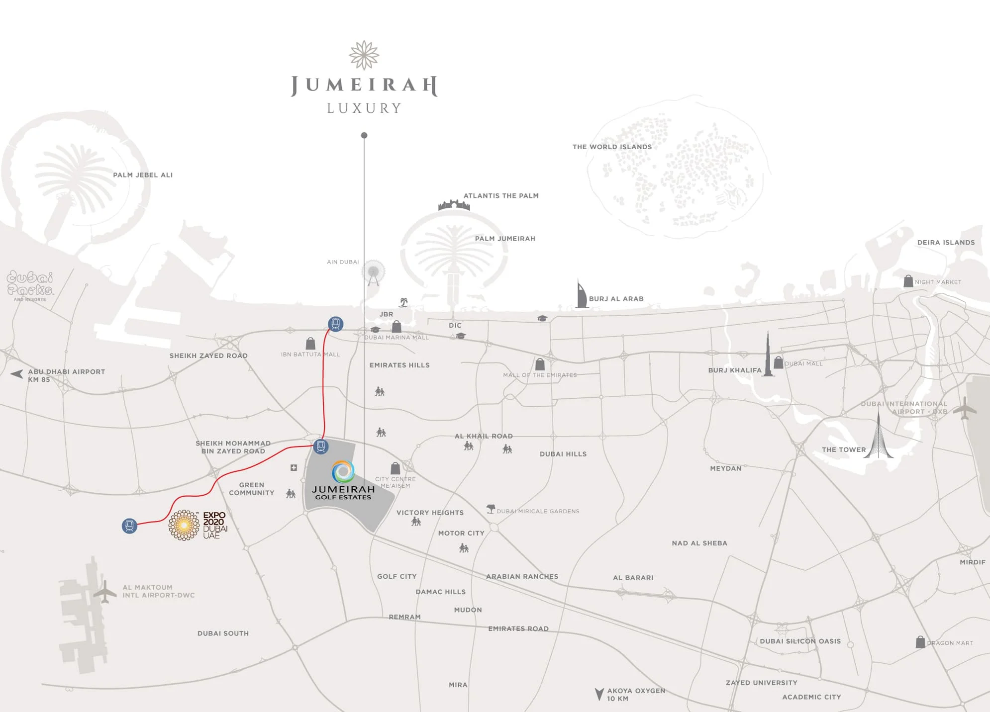 Jumeirah luxury Villas & Townhouses for Sale & Rent at Jumeirah Golf Estates video overview