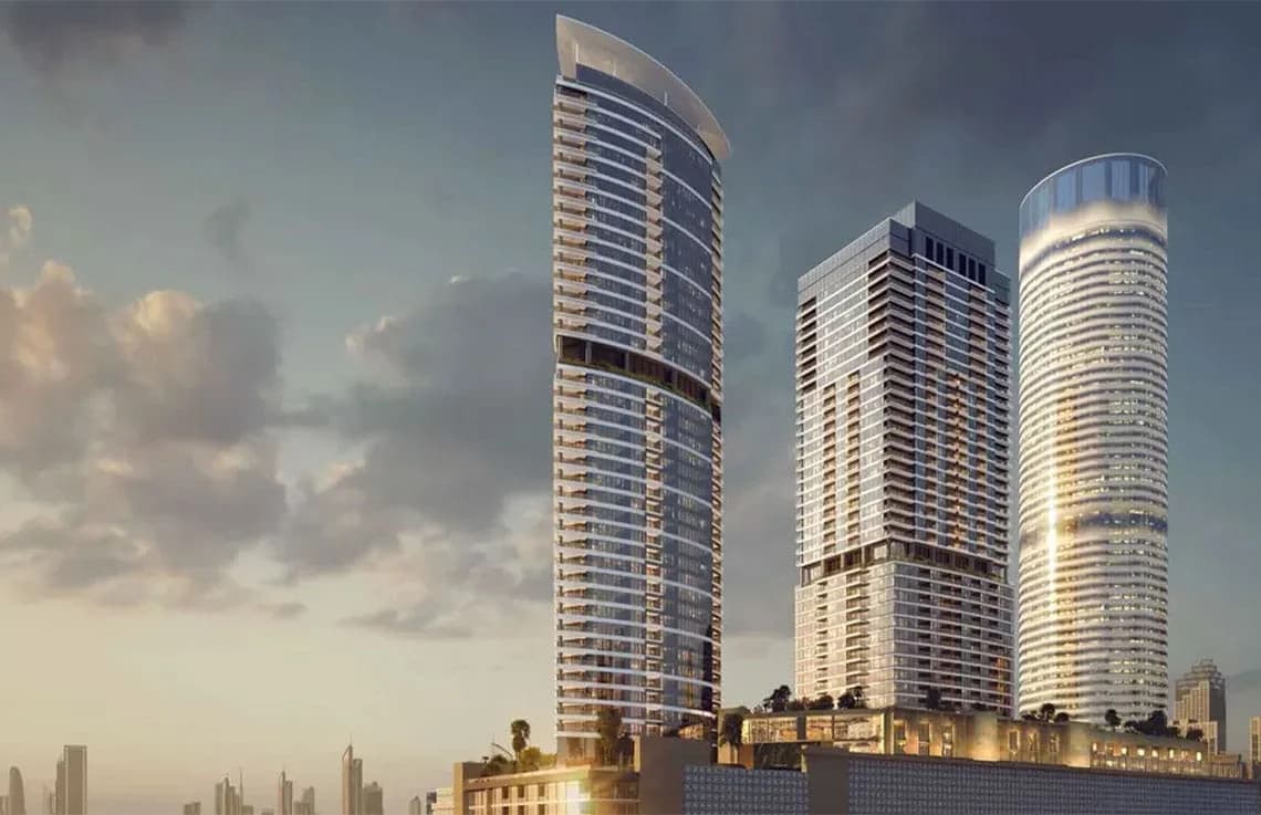 Palm Beach Towers at Palm Jumeirah, Dubai video overview