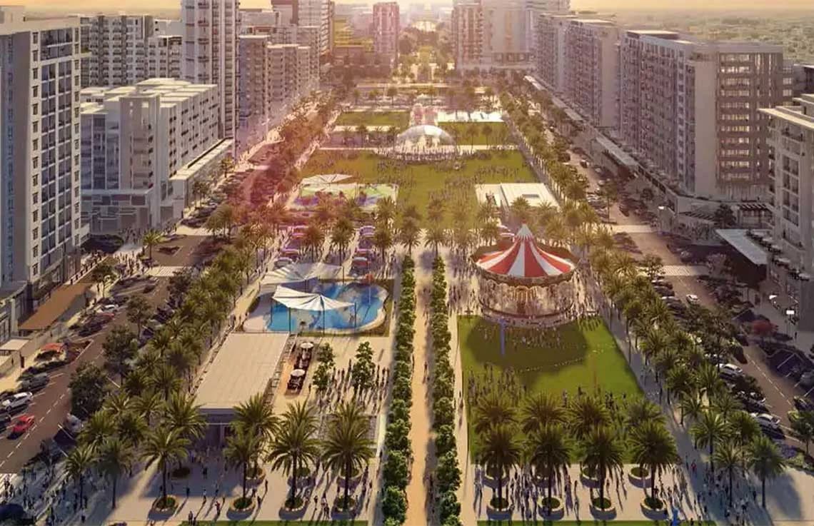 Parkside Rawda Apartments at Town Square Dubai video overview