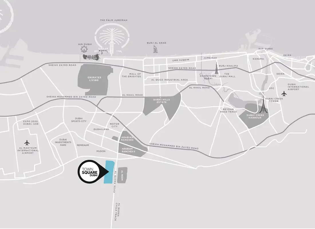 Shams Townhouses at Town Square Dubai video overview