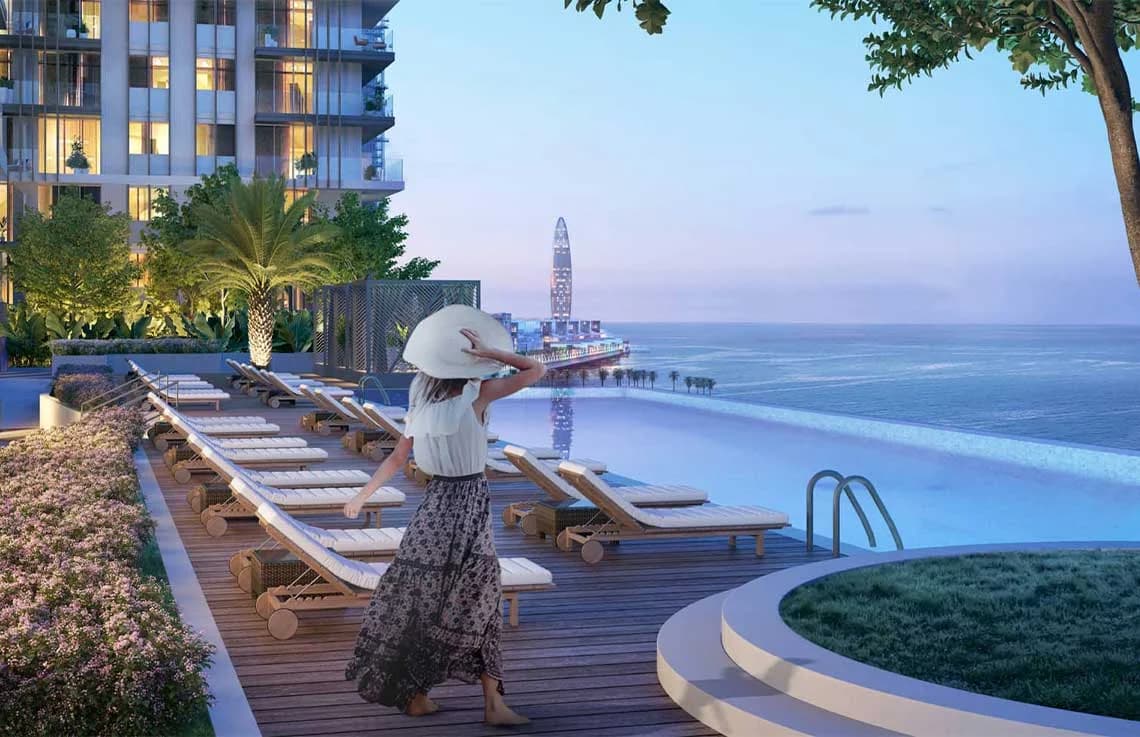 Shorefront Residences at Emaar Beachfront, Dubai video overview