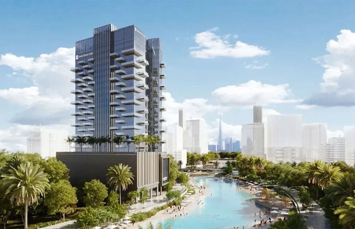 The Waterway at MBR City Dubai video overview